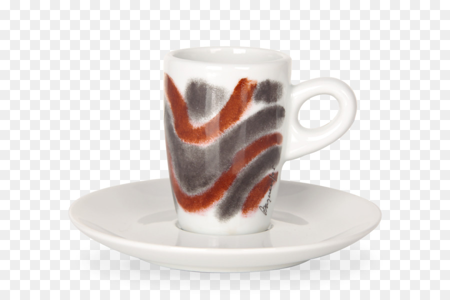 Tazza di caffè Espresso Ristretto Piattino in Porcellana - coppa
