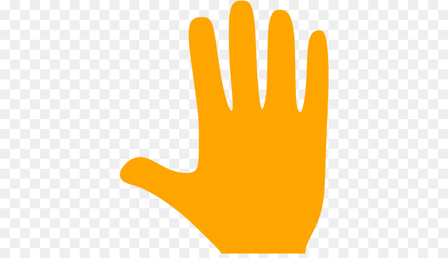 Computer Icons Daumen Hand Clip art - orange Hand