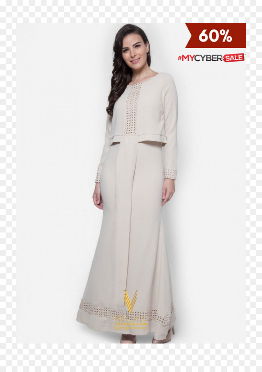 Baju Kurung Robe Maxi Kleid Formelle Kleidung - Kleid
