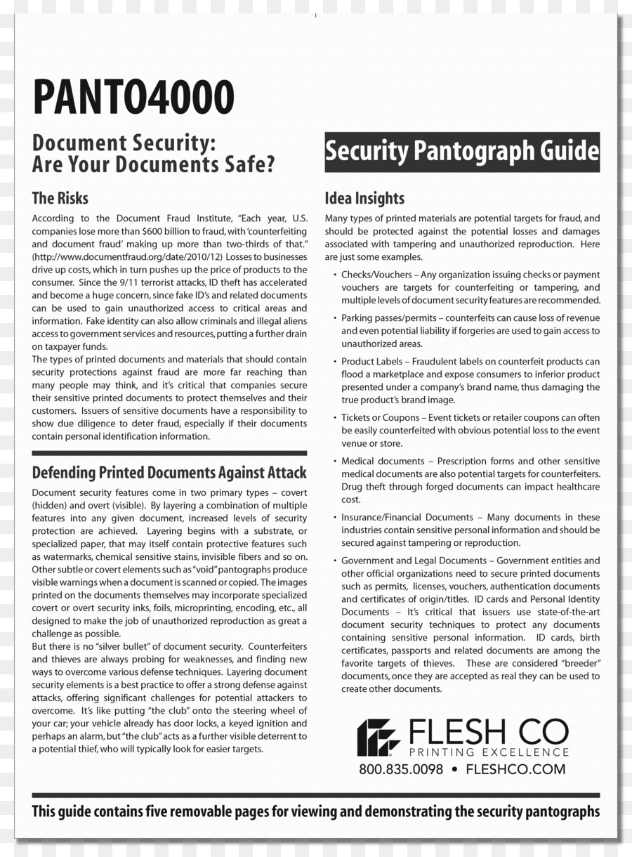 Dokument Papier-Versicherung Sicherheitsdruck - Label Papier