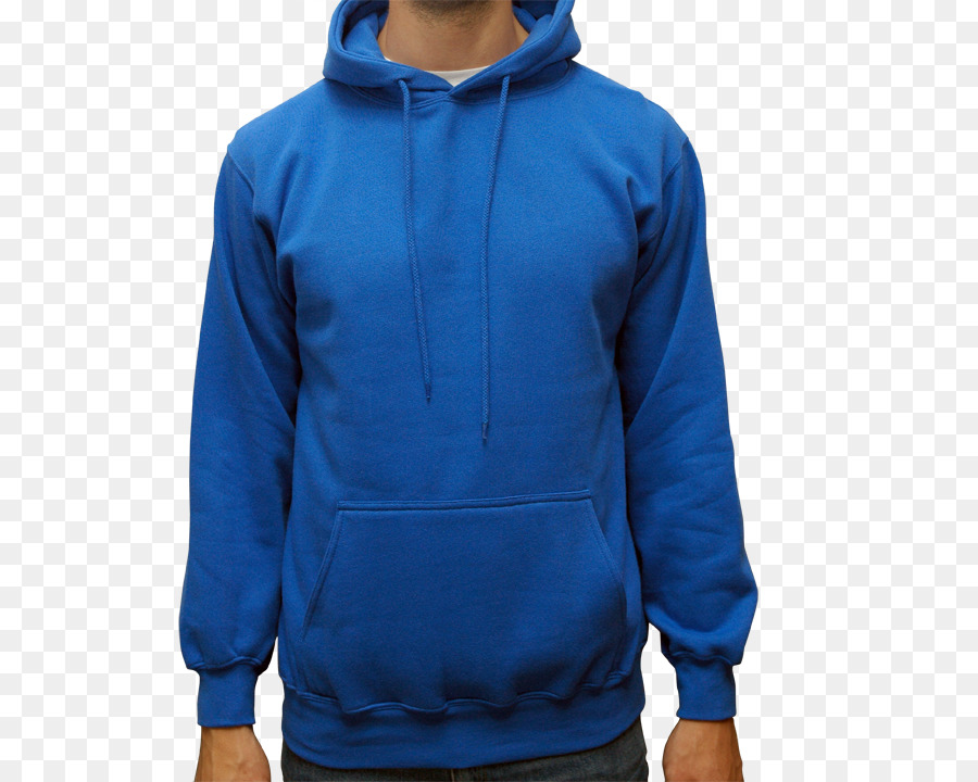 Hoodie T shirt Bluza Blau - Kapuzen sweatshirt