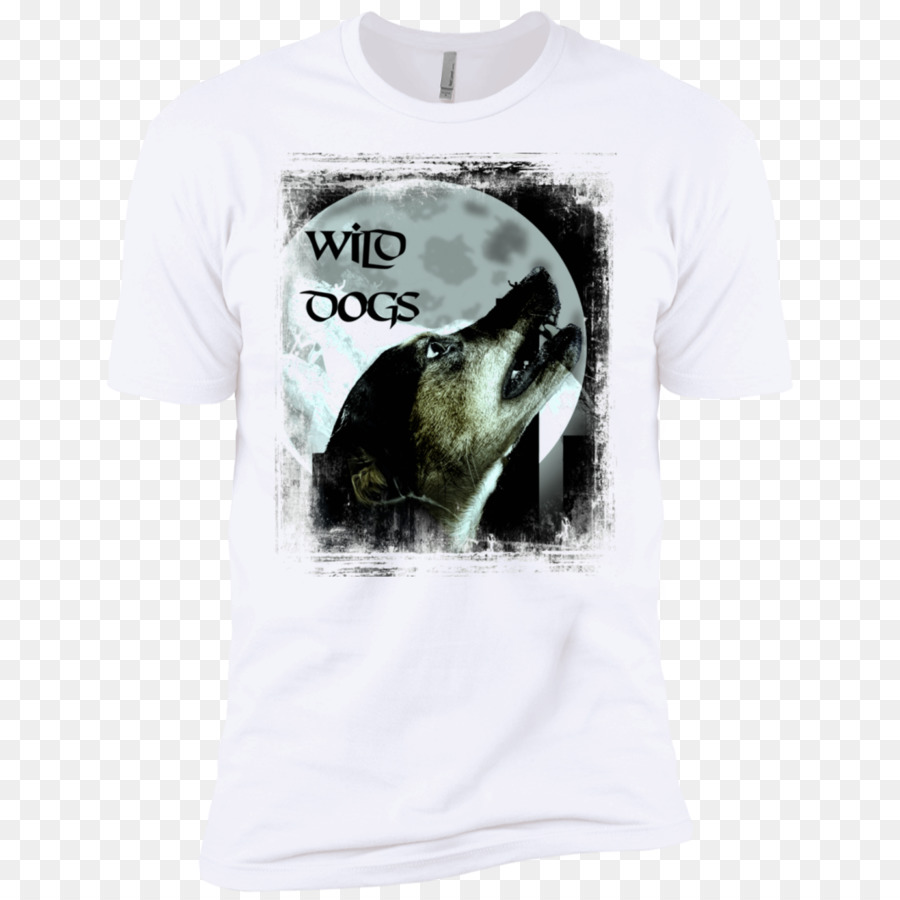 T-shirt in Felpa di licaone - Cane Selvaggio