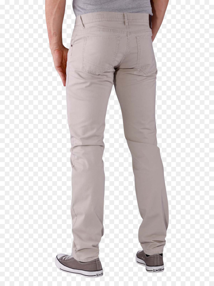 Jeans Slim-fit Hose Denim Shirt - beige Hose