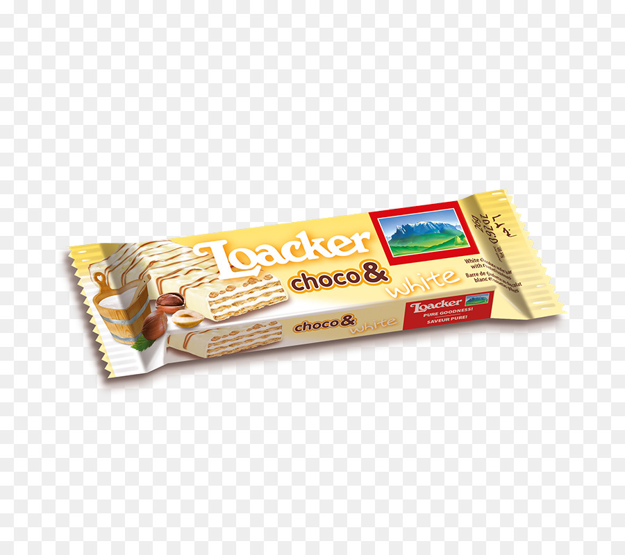 Wafer cioccolato Bianco Biscotti Loacker - cioccolato
