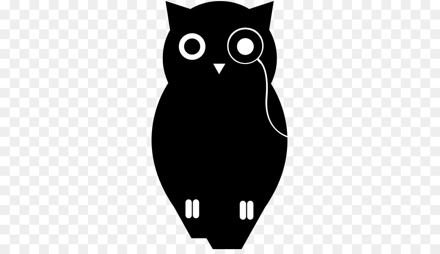 Cú Mèo thiết kế đồ Họa Logo - cú png tải về - Miễn phí trong suốt đen png  Tải về.