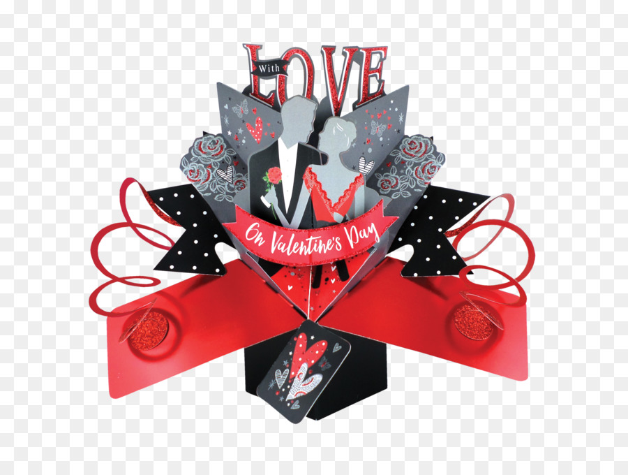 Annuncio Pop-up di san Valentino Carta Saluto & Carte di Nota Regalo - Il Giorno di san valentino