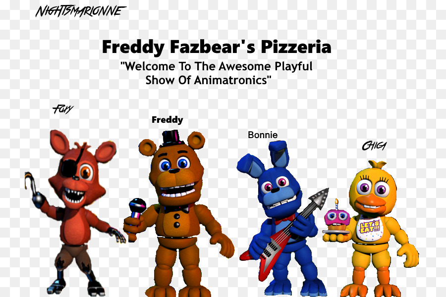 Freddy Fazbear Pizzeria Simulatore di Animali di peluche & Peluche di Gioco - scendere