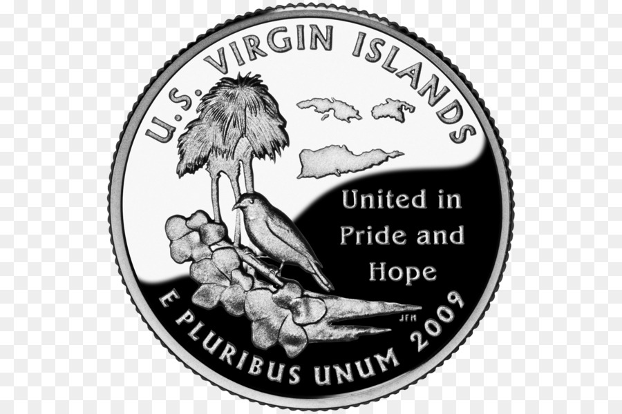 United States Virgin Islands Black And White