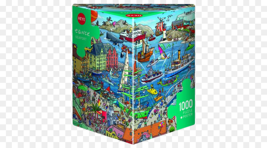 Jigsaw Puzzles Spiel Brik Ravensburger - Seehafen
