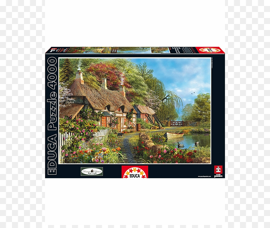 Puzzle Cottage Malerei Haus - Malerei