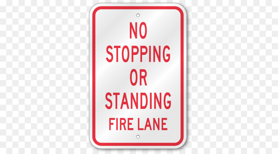 Stop-Schild Feuer lane Verkehrszeichen Parkplatz - nicht zu stoppen