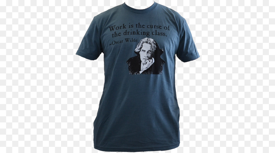 T shirt Manica Font - Oscar Wilde