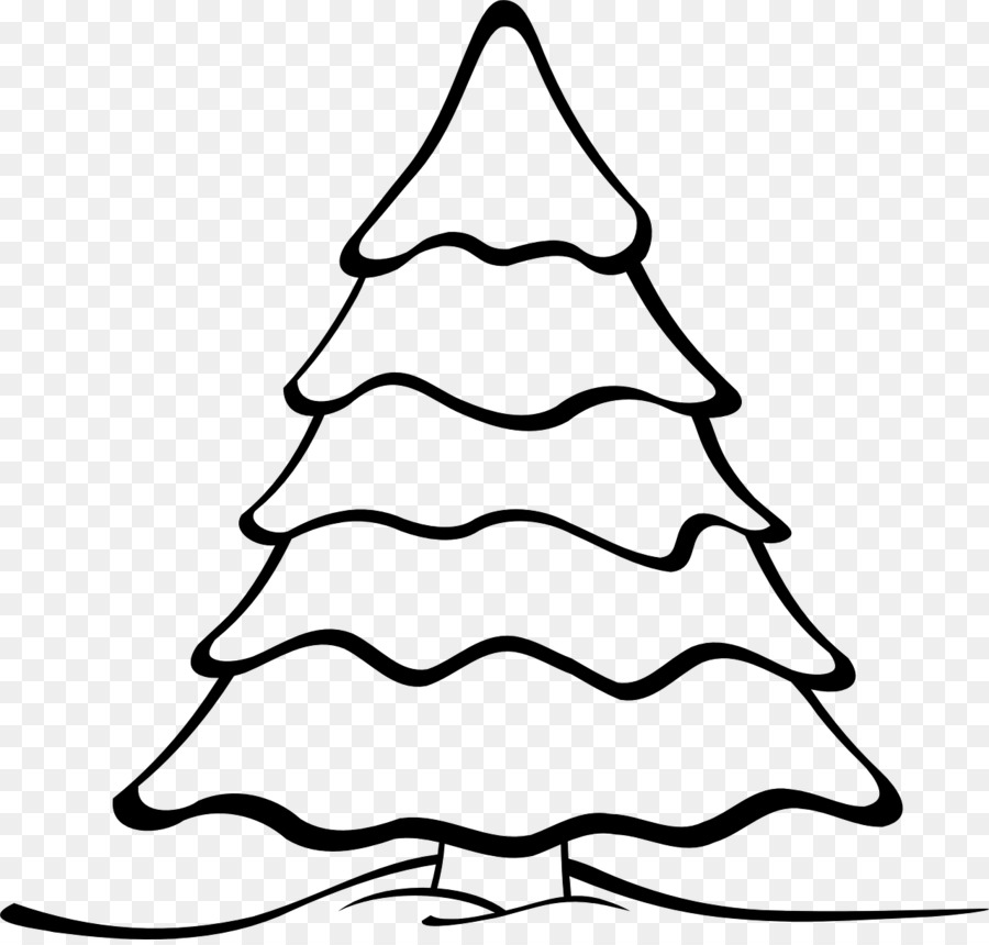 Christmas Tree Line Drawing