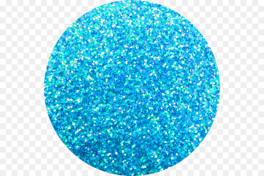 Glitter Cerchio di Colore Turchese Se(ci) - schizzi di glitter