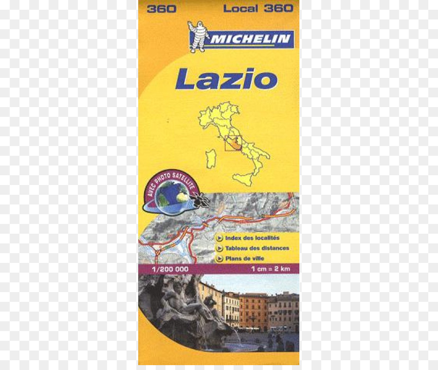 Basilicata di Italia Lazio Carte Michelin Cartes et guides - mappa