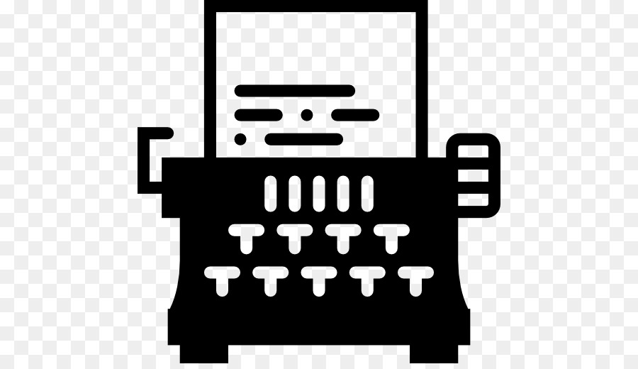 Icone Di Computer Di Software Per Computer - macchina da scrivere vettoriale