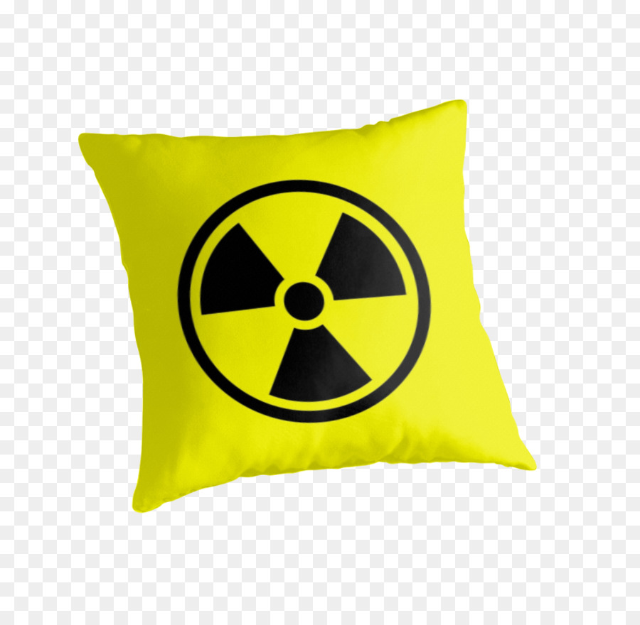 Gefahrensymbol Radioaktiver Zerfall Kernenergie Strahlung Radioaktiver Abfälle - Symbol