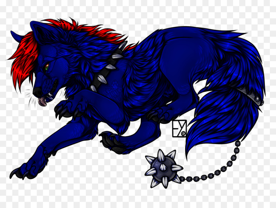 Siberian Husky Werwolf Farbe Blau Wolf Kragen - Werwolf