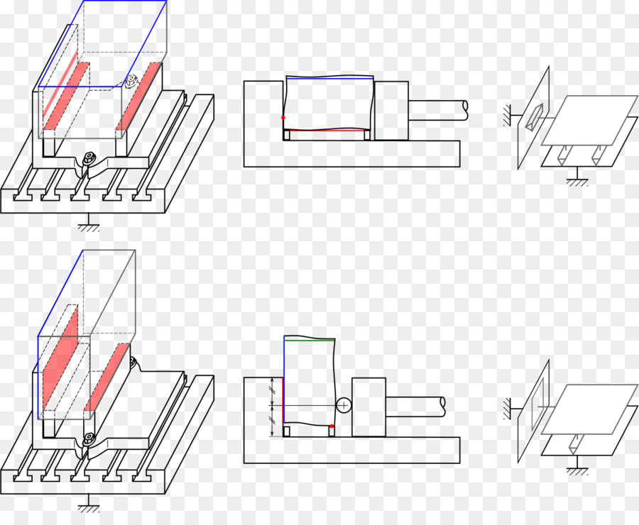 Aufstellung und aufrechterhaltung eines raumes Soll Milling Technical drawing Mechanische - planaren Vector
