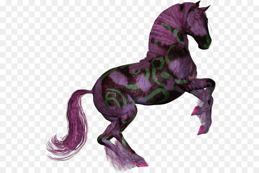 Orecchino Mustang Unicorn Pony Oro - fantasia cavallo