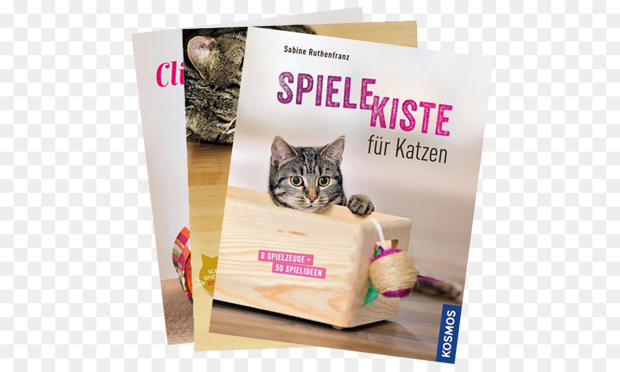 Spielekiste für Katzen: 8 Spielzeuge - 50 Spielideen Whiskers Cat Book Meow - Katze