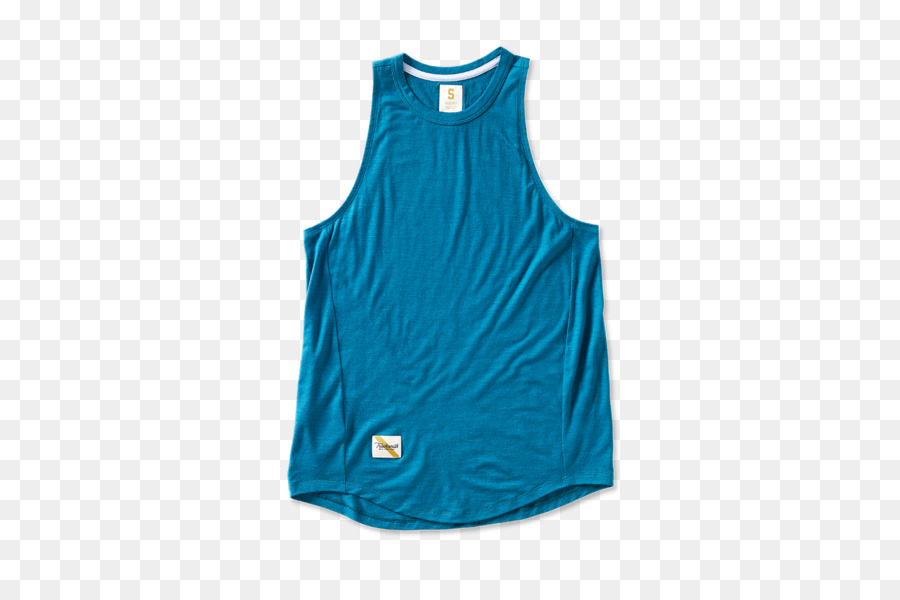 Top Merino Blu Abbigliamento T-shirt - serbatoio traccia