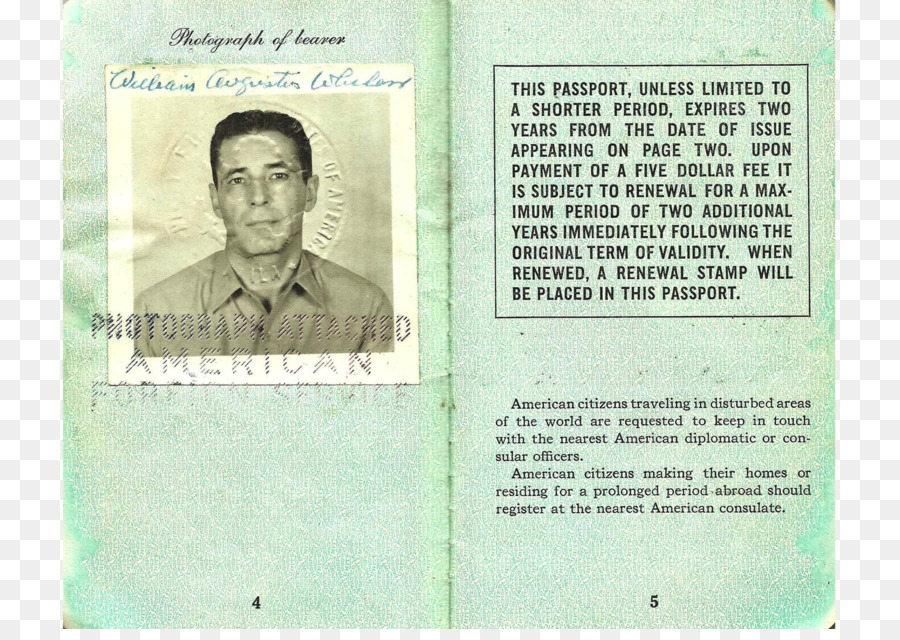 USA Reisepass Vereinigten Staaten Pass Dokument, Golf - Vietnamkrieg