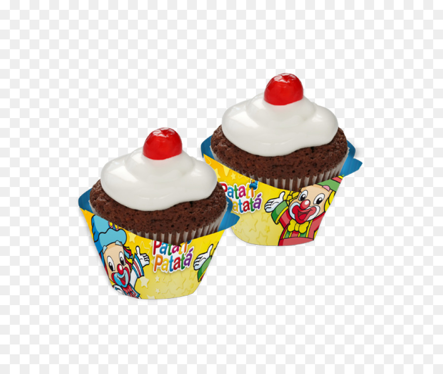 Cupcake Muffin Mit Buttercreme Skyrocket Patatá Chicken Pintadinha - farbige cupcakes