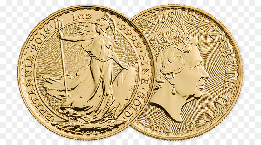 Hoàng Bạc hà Britannia Thỏi tiền xu đồng tiền Vàng - vàng