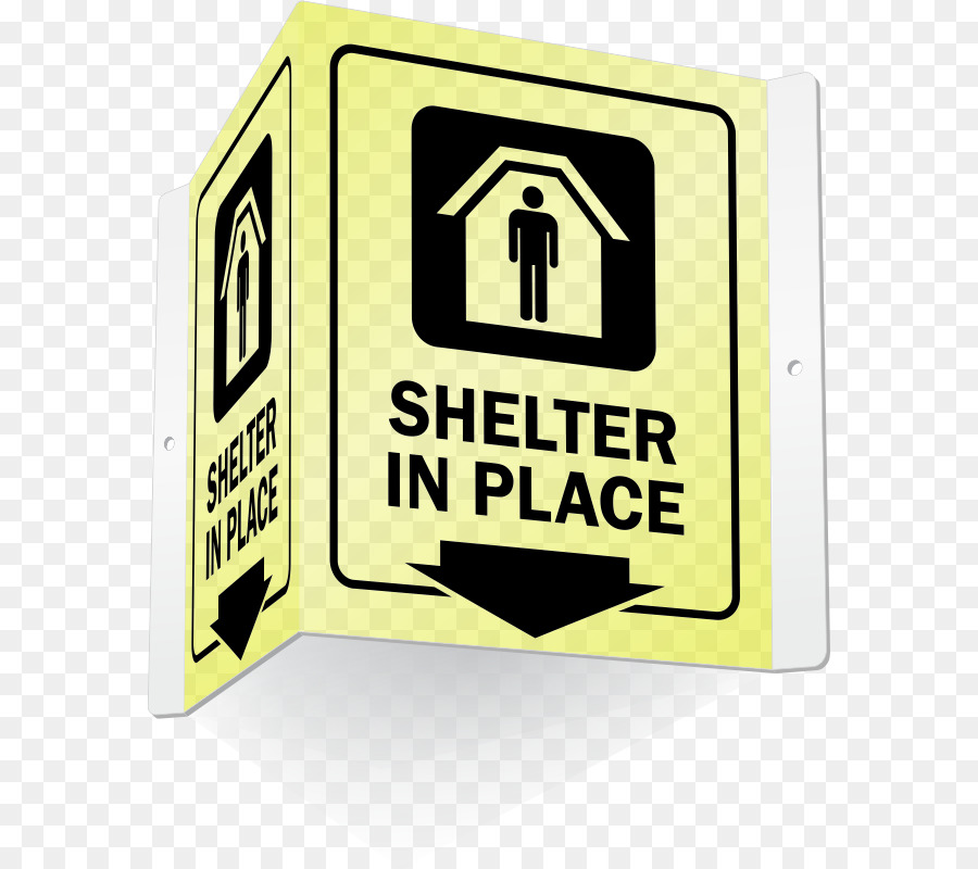 Shelter in place Notfall-management-Erdbeben-Zeichen - Erdbeben retten