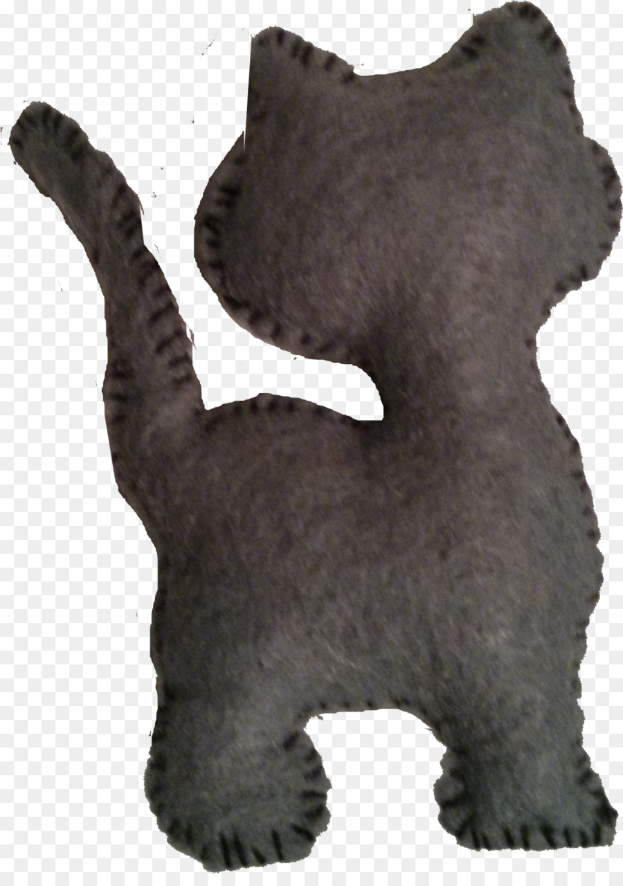 Scottish Terrier-Katze-Papier-Filz-Brosche - Katze