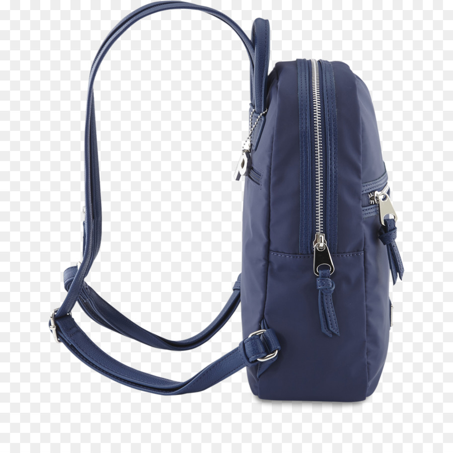 Handtasche Cobalt blau Leder Messenger Bags - Tasche