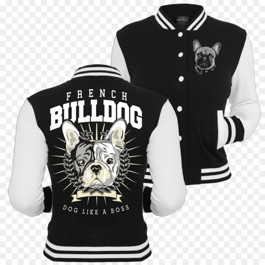 T-shirt Bulldog francese Bianco Giacca - Maglietta