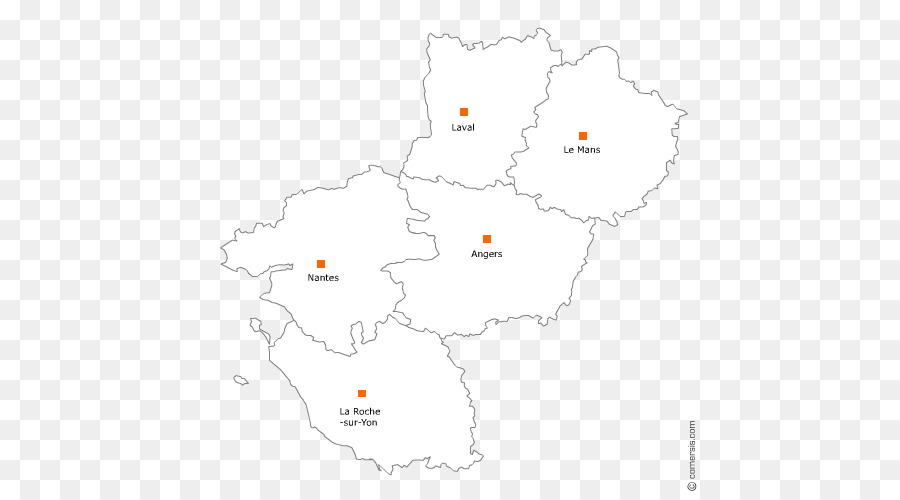 Nantes Mappa Animale Tubercolosi Dipartimenti di Francia - mappa