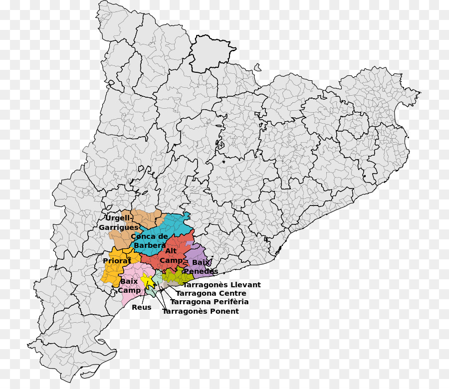 Römisch katholischen Erzdiözese Tarragona Alt Camp Karte Penedès Aartsbisdom - Anzeigen