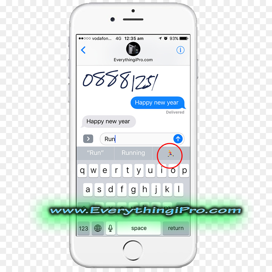 Telefono cellulare Smartphone iPhone 5 Messaggio di App Store - smartphone