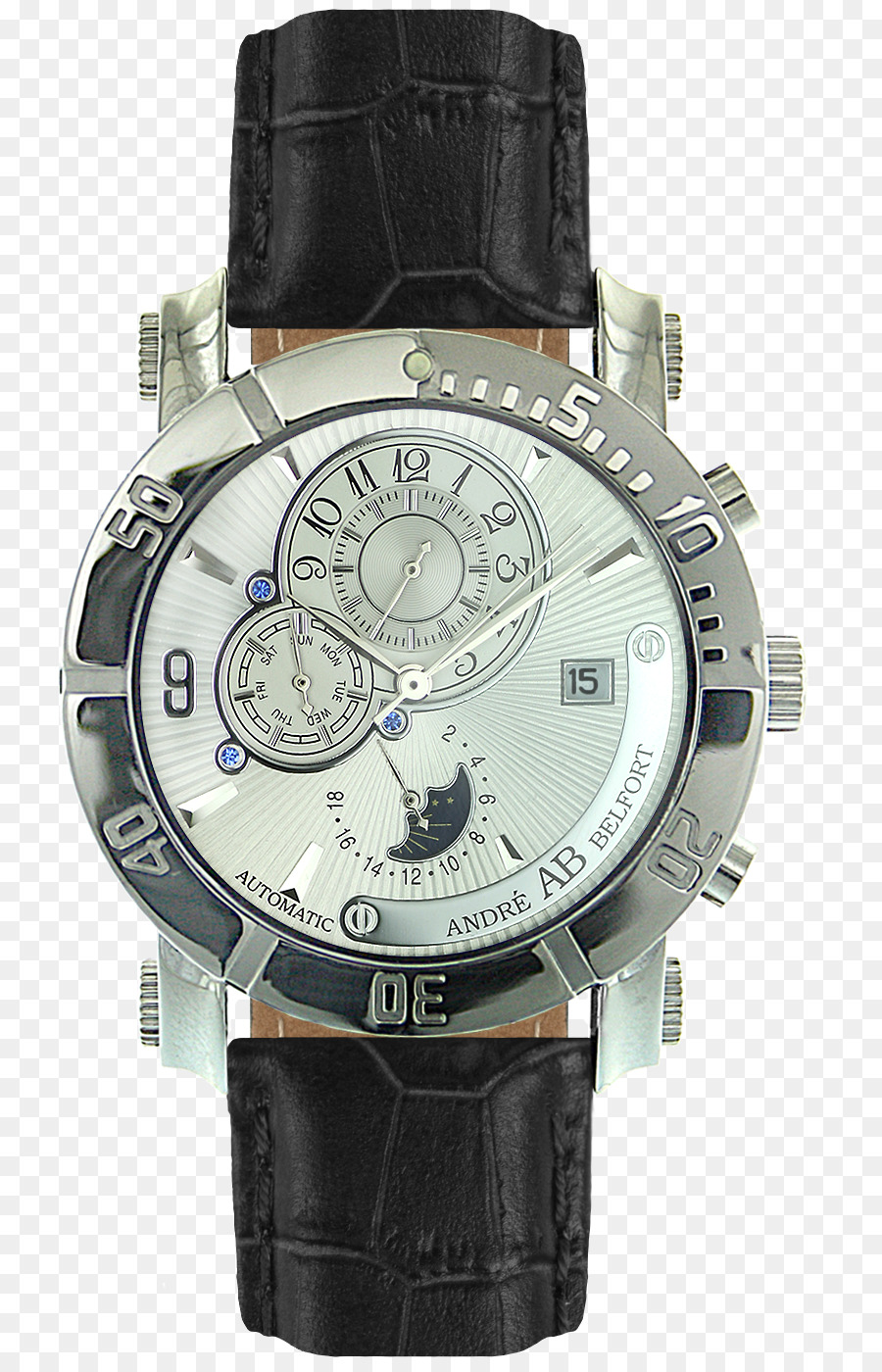 Cinturino di orologio in Argento design Industriale - ANDR & Eacute; S INIESTA