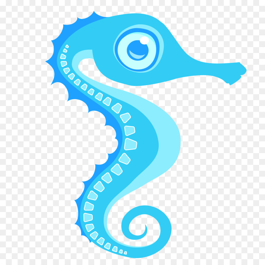 Cá ngựa Dòng Logo Clip nghệ thuật - cá ngựa