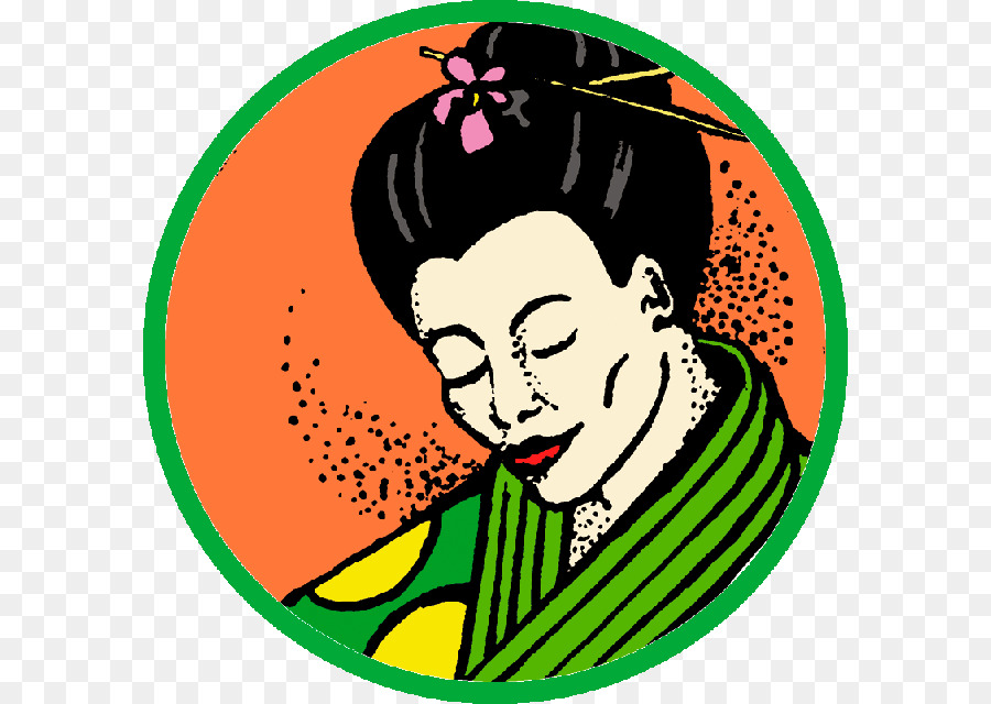 Grüne Erholung Clip art - Geisha