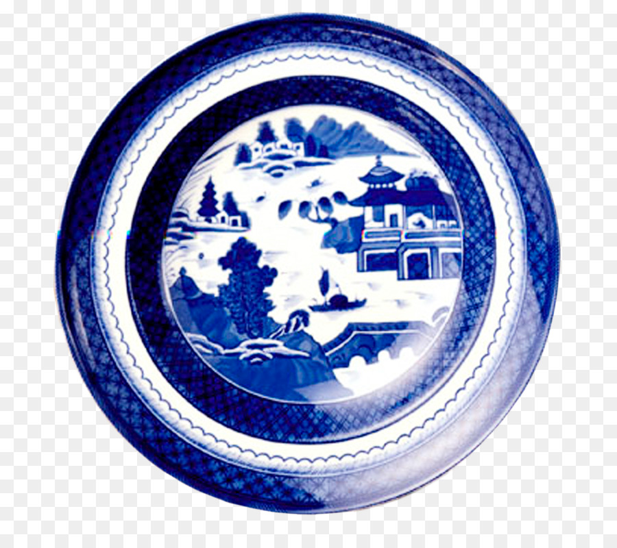 Plate Blue And White Porcelain