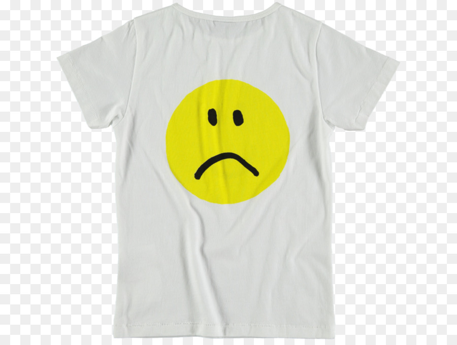Smiley T-shirt Manica Font - sorridente