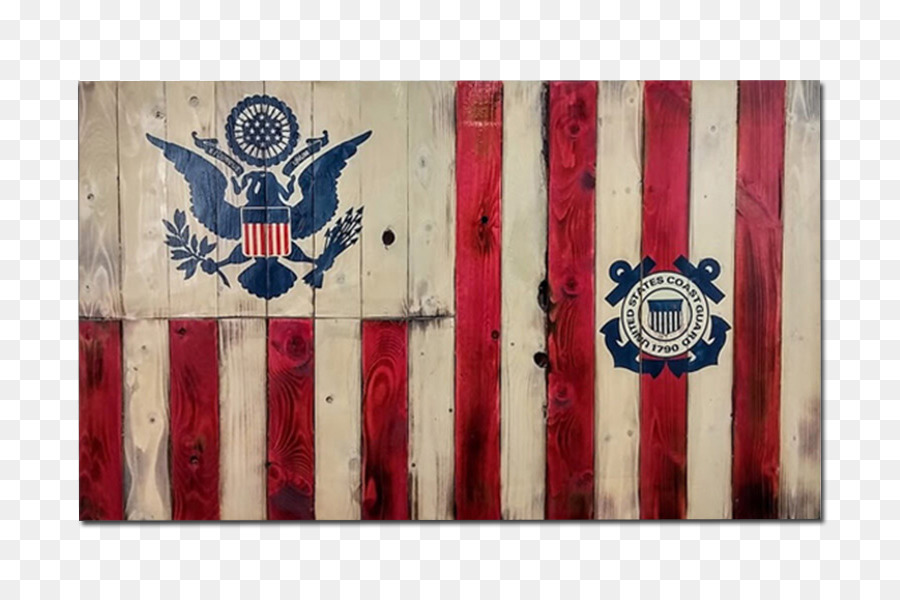 United States Coast Guard Cutter Della Guardia Costiera Flag of the United States Coast Guard United - cartello in legno