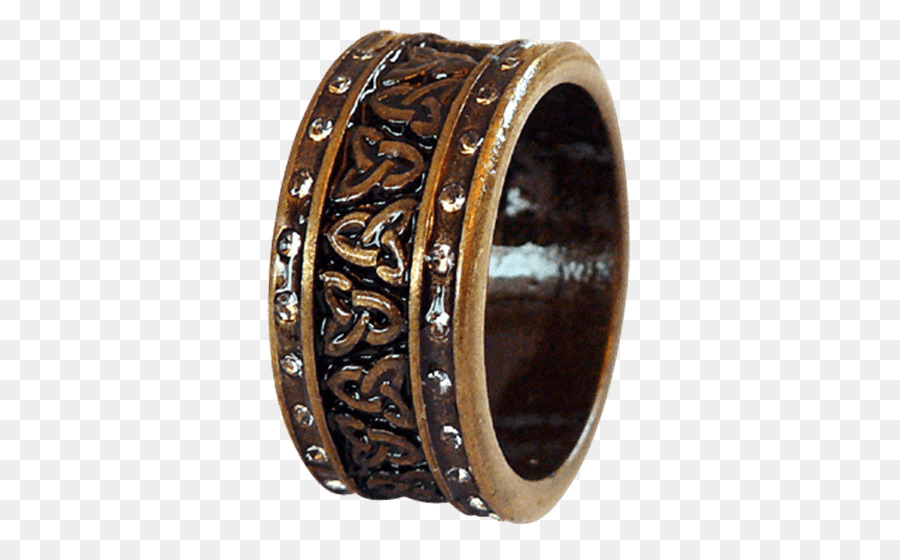 Ring Kupfer Messing Silber Antik - Ring