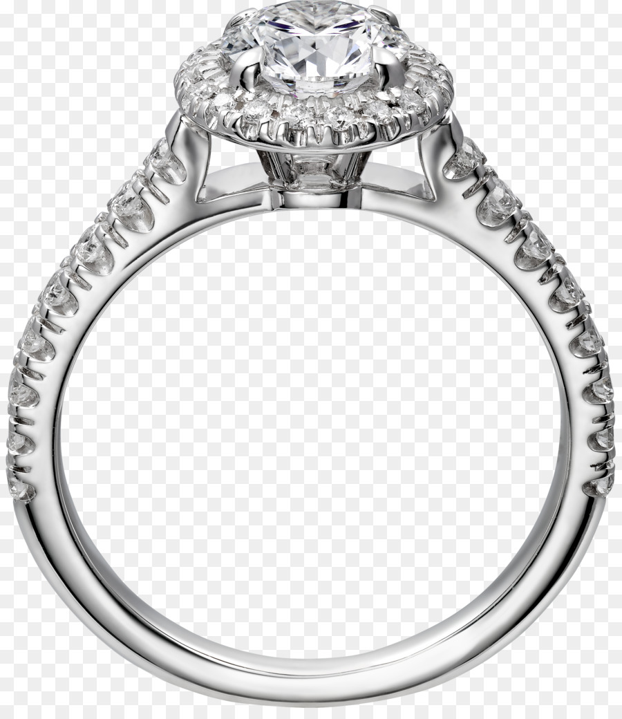 Anello di fidanzamento Cartier Solitaire Amore braccialetto - anello in platino