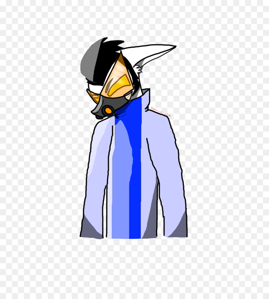 Pinguin-Cobalt blue Kopfbedeckungen-clipart - Pinguin