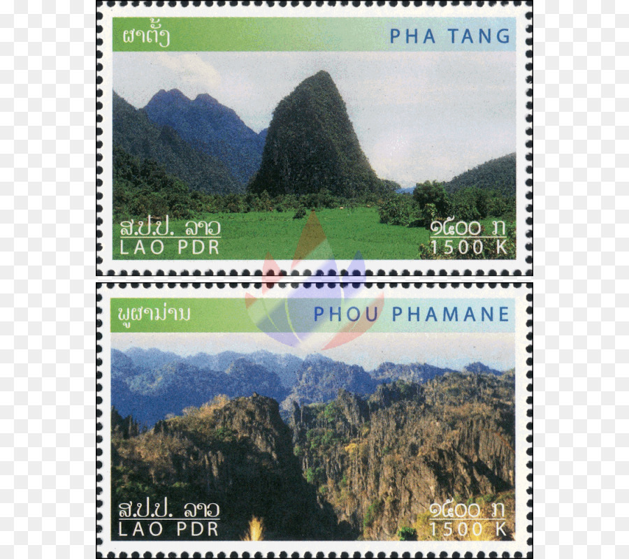 Papier Briefmarken Pha Tang Mail Internationales Jahr - nebenfluss der march