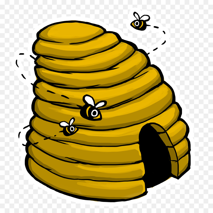 Honey bee Smile Line Clip art - ape