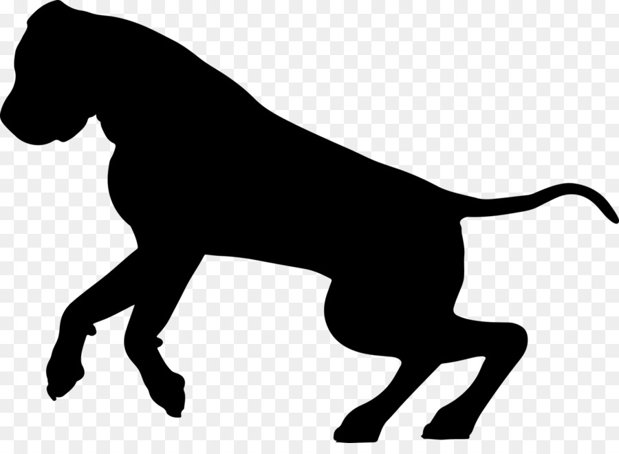 Cane di razza Mastino inglese Mastino Tibetano Great Dane Americano Mastino - cane silhouette
