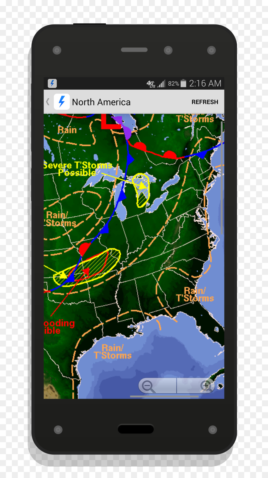 La previsione meteo National Weather Service Weather Prediction Center mappa Meteo - Meteo