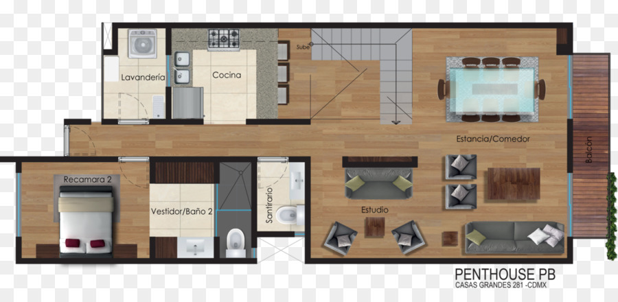 Sàn Nhà kế hoạch Phòng Sobrado - Nhà
